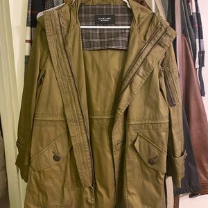 Burberry black label jacket plaid men’s medium